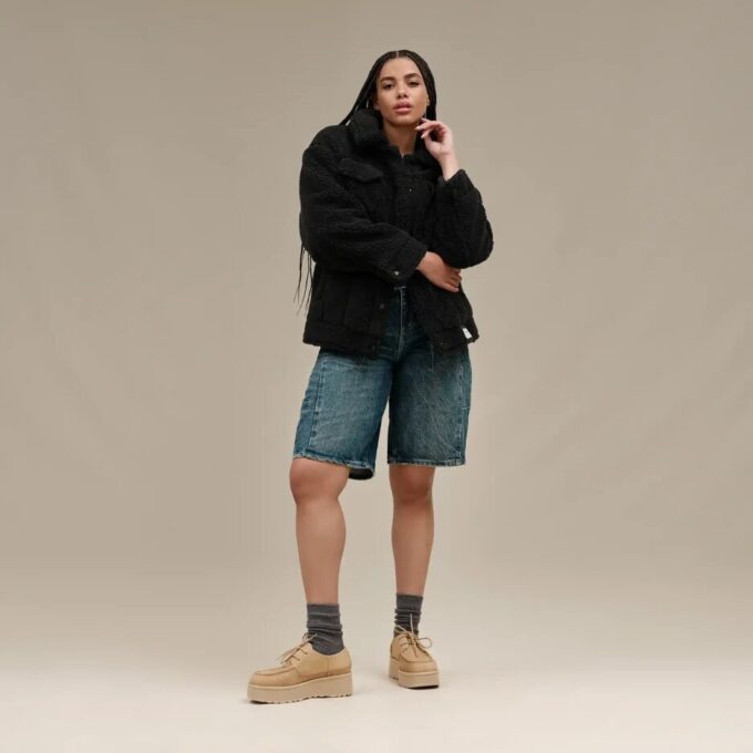 Frankie Sherpa Trucker Jacke Frankie Sherpa Trucker Jacke