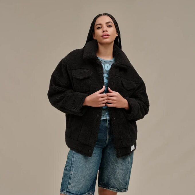 Frankie Sherpa Trucker Jacke Frankie Sherpa Trucker Jacke