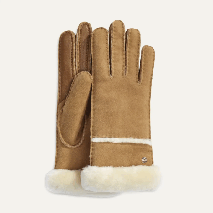 Handschuhe mit Schafsfellnähten Handschuhe mit Schafsfellnähten