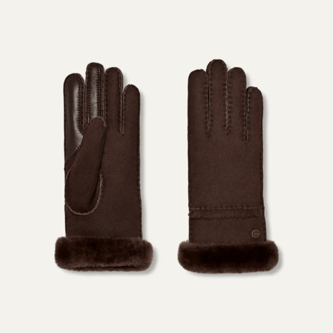 Handschuhe mit Schafsfellnähten Handschuhe mit Schafsfellnähten