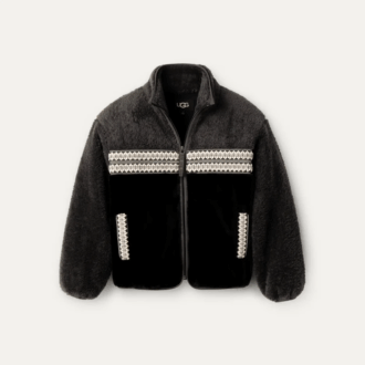 Marlene Sherpa Jacke Heritage Braid