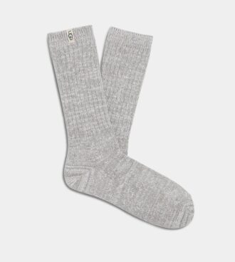 Rippgestrickte Slouchy Crew Socken Rippgestrickte Slouchy Crew Socken