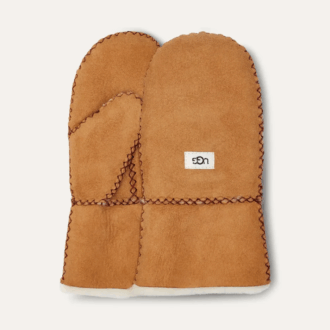 Schafsfellhandschuh mit Naht