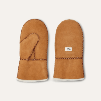 Schafsfellhandschuh mit Naht