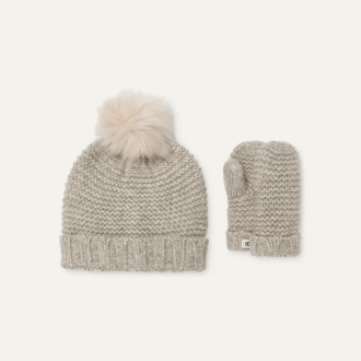 Strickhandschuh- und Mützenset
